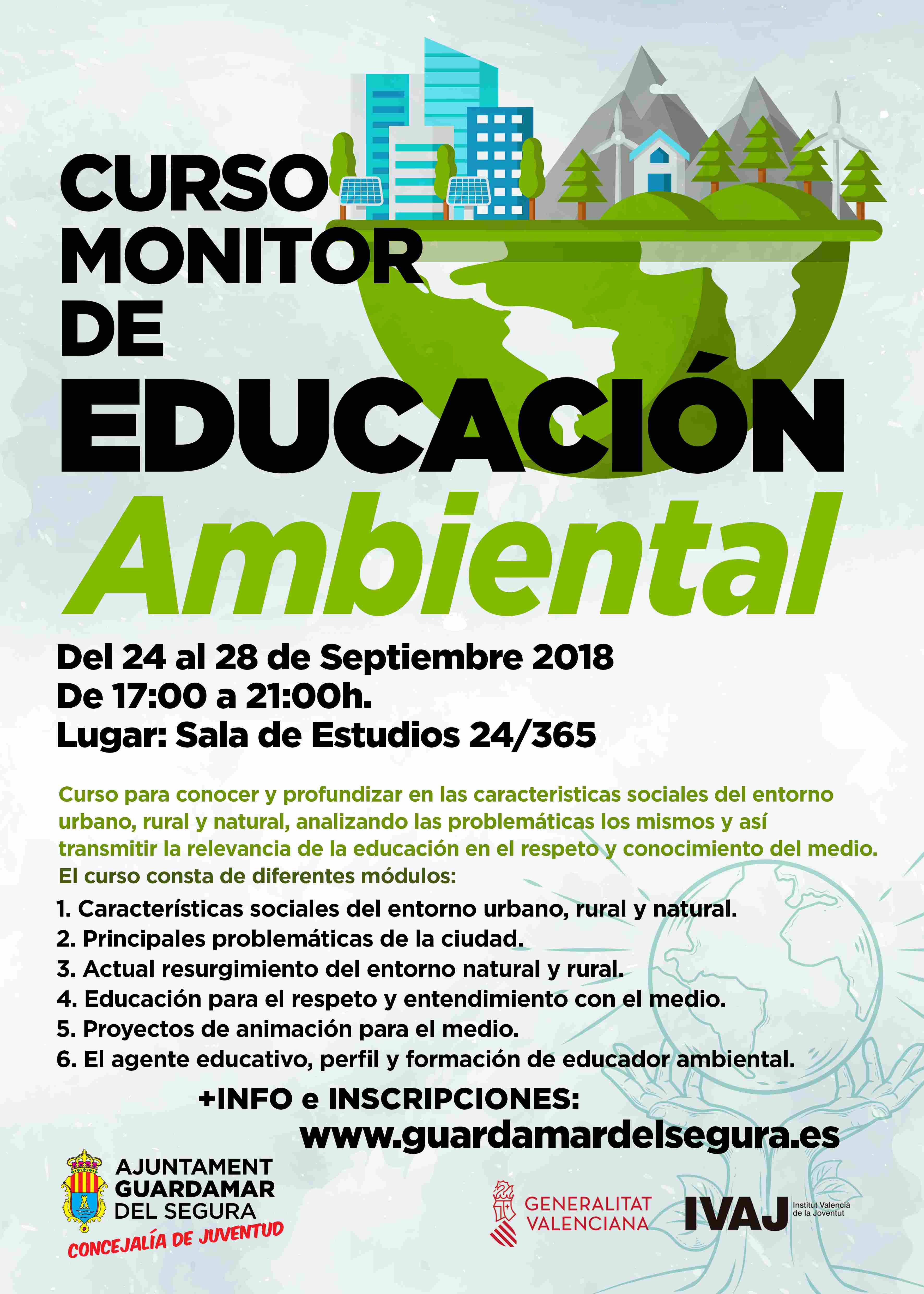 CURSO MONITOR DE EDUCACIÓN AMBIENTAL | Guardamar Segura